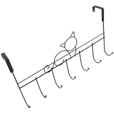  Sur-serviette de porte Cat de conception de chat crochet arrière Crochet Punch