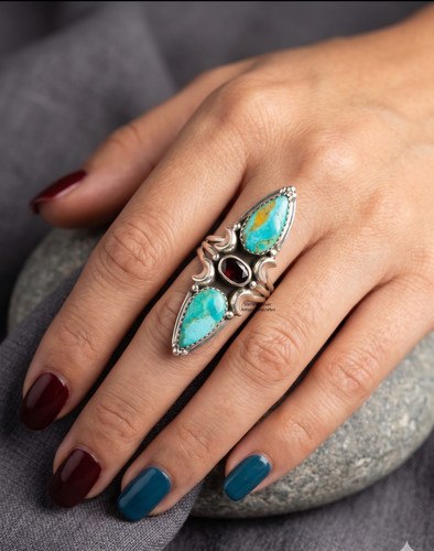 Bague style cocktail vintage - bague,