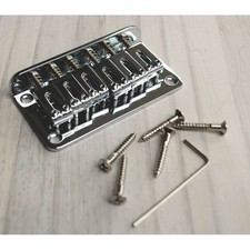Cordier-Chevalet chrome 6 pontets, cordes Non traversantes Tele / Strat