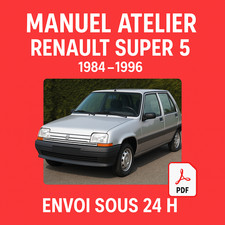 Manuel Atelier Renault Super 5