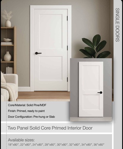 Shaker style solid core - shaker,