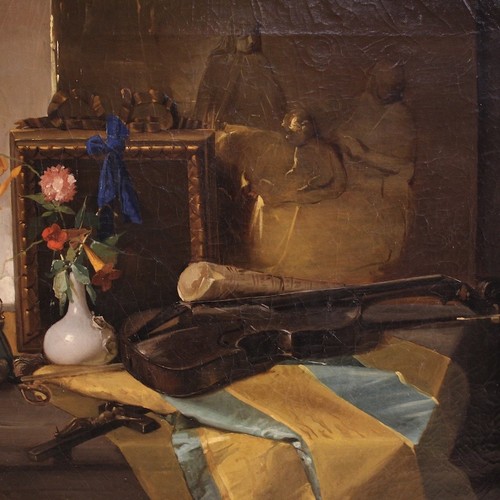Ancien tableau nature - , morte