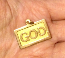 Médaille Religieuse Ancienne Poinçon 705, Or 17/18 Carats, Homme/Femme-Pendentif