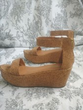 SUPERBES Sandales Compensées tout en LIÈGE t.39