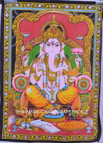 Tapisserie hippie ganesh - tapisserie,
