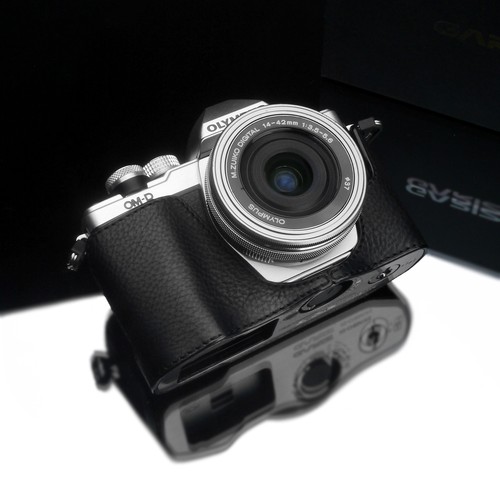 Gariz leather case for olympus - leather,