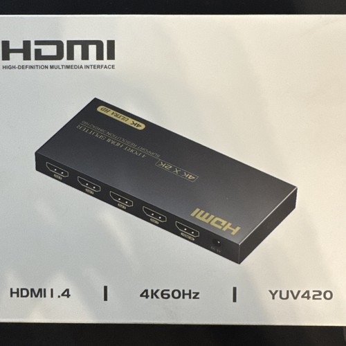 Hdmi1 4 way splitter - way,
