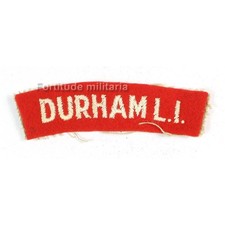 Title Anglais " Durham LI " - BRITISH ARMY WW2  ( matériel original )