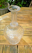 bouteille a cidre cristal a facettes XIXéme