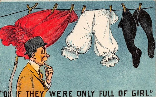 Carte postale comic clothes - postale,