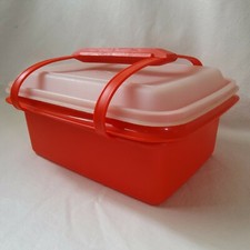 Vintage Tupperware Pack N Carry Lunch Container With Handle 