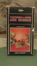 Jeu d'échecs en bois vintage