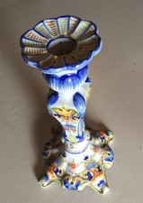 Bougeoir / Chandelier En Faience Desvres Rouen ?! Voir Photos 24,5 Cm