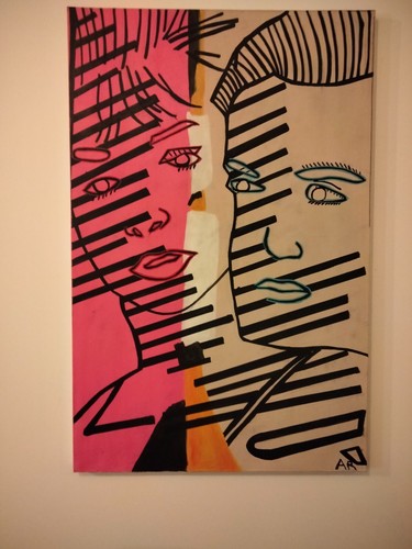 Tableaux moderne acrylique - en,