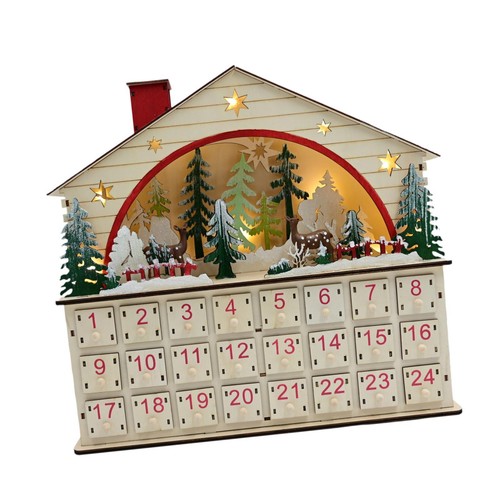 Calendrier avent lumineux - calendrier, l'avent