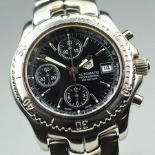 Montre automatique homme vintage presque comme neuve TAG HEUER LINK CT2111...