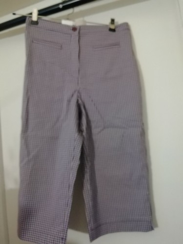 Pantacourt carreaux violet - a,