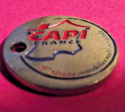 Jeton caddie metal capi - de, ♦"capi