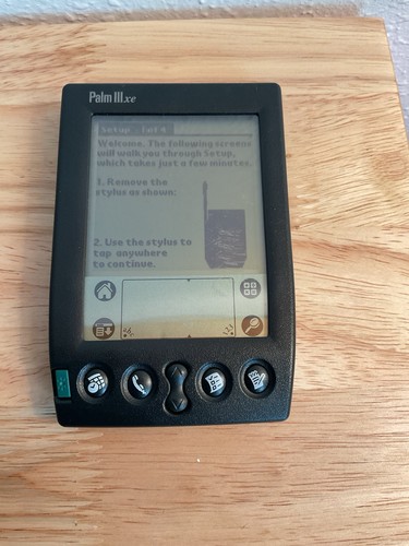 Palm pilot iiixe handheld pda - palm,
