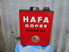 Ancien Bidon HAFA Pas Aviation Esso Castrol Shell Motul Veedol