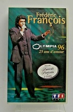 ANCIENNE K7 CASSETTE VHS FREDERIC FRANCOIS MAGNETOSCOPE  AUDIO DISQUE VYNILE CD