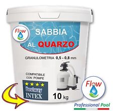 Flow SABLE DE QUARTZ FILTRANT → 10 kg Pour POMPES FILTRE Piscine INTEX, BESTWAY