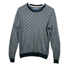 Devred pull homme taille S gris noir top polyester acrylique mans jumper mens