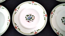 6 Assiettes plates porcelaine