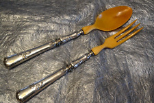 couverts à salade argent art nouveau