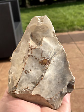 BIFACE DU MOUSTERIEN ANCIEN EN SILEX PALEOLITHIQUE, NO HACHE POLIE FRANCE