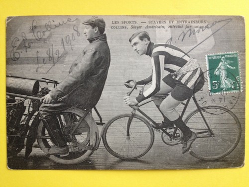 Cpa cyclisme sur piste moto - cyclisme,