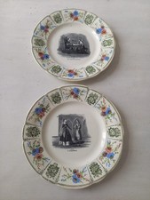 2 Assiettes Creil et Montereau
