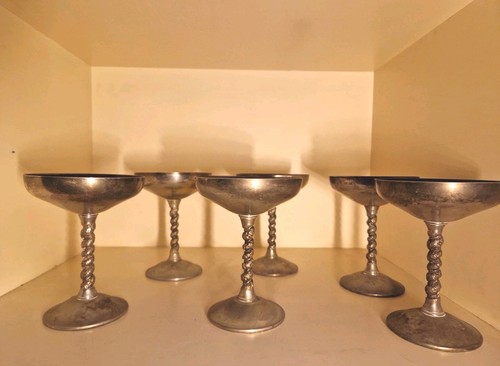 Lot coupes champagne - de,