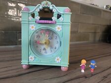 Polly pocket funtime clock / horloge Bluebird 1991 , 2 personnages fonctionnel
