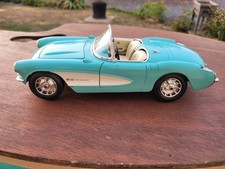 Chevrolet Corvette 1957 Bleu Burago 1/18