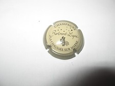 1 capsule de champagne Bertrand Lapie N°11 crème et noir striée