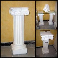  colonne IONIQUE en platre armé(staff).H:79cm DIAM 18cm 