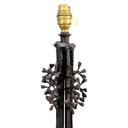Lampadaire fer forgé 1930 - lampadaire,