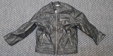 1 Veste Simili Cuir Noir Zara