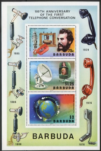 Barbuda 1977 mnh centenary - 1977, mnh**centenary