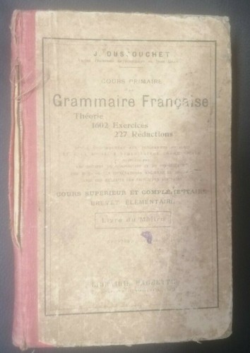 Cours primaire grammaire - cours, de