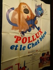 POLLUX ET LE CHAT BLEU   !  affiche cinema  animation serge danot ortf 1970