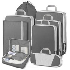 Ensemble de 8 Organisateur ValiseRangement Valise Organisateur Avec Compressi...