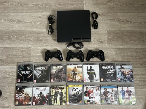 Console ps3 slim 120giga - 120giga, +