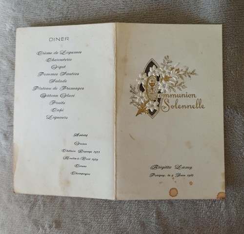 Ancien menu communion - ancien,