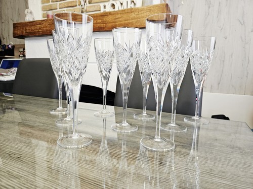 Flûtes champagne cristal - 9,