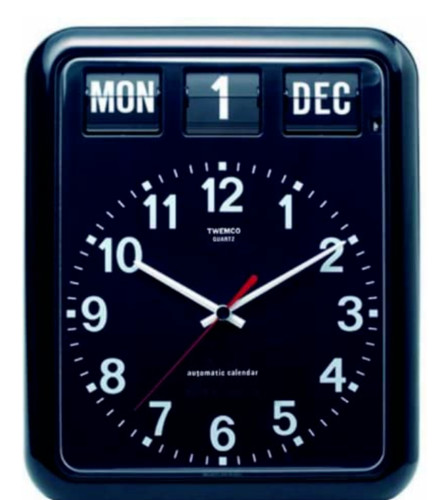 Horloge murale twemco flip - murale,