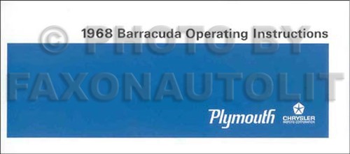 1968 plymouth barracuda - plymouth,