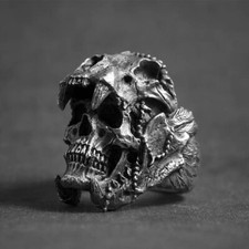 BAGUE ACIER INOXYDABLE TÊTE