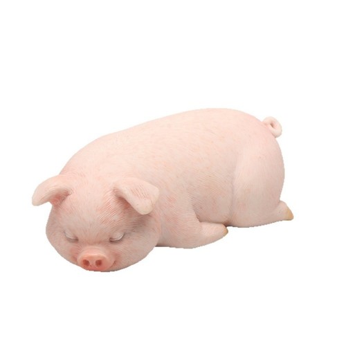 Figurine cochon résine - figurine, en